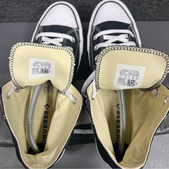 Chuck Taylor All Star Canvas “Stitch” Custom High Tops Size 11 Mens - Picture 13 of 13